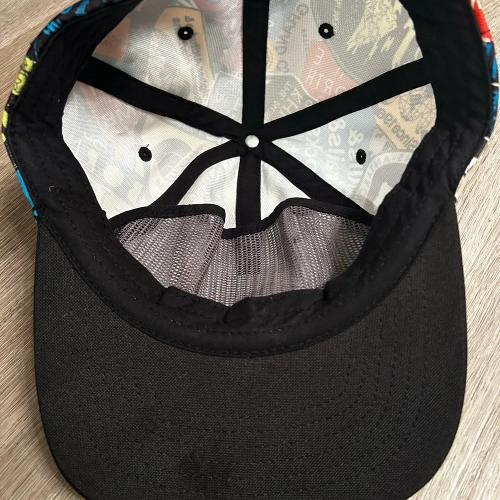 The North Face Youth Snapback Hat Colorful Graphic Patchwork Kids Adjustable Hat